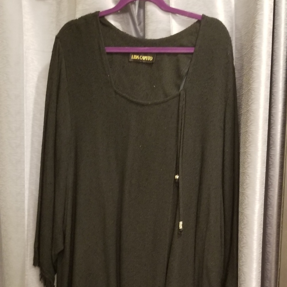Faux Wrap Poncho
